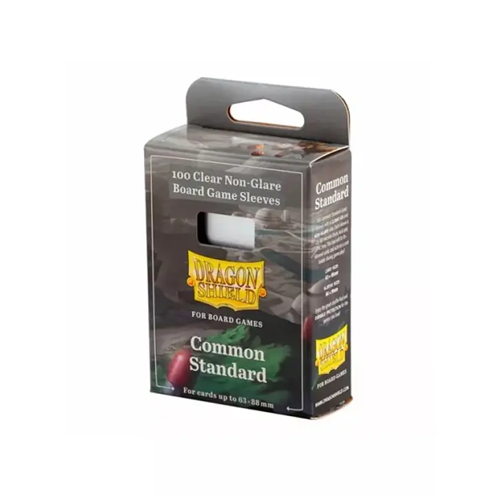 Dragon Shield - Board Games Sleeves Clear/Non-Glare: 63x88mm (Standard) – 100 Sleeves - Master