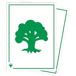 Ultra Pro - Mana 8 - 105ct Apex Deck Protector Sleeves - Forest for Magic: The Gathering - Master