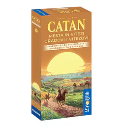 Catan: Mesta in vitezi - Razširitev za 5 - 6 igralcev - Nova 2025 izdaja - Master