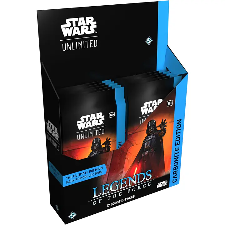 Star Wars: Unlimited - Legends of the Force – Carbonite Booster Display - Master