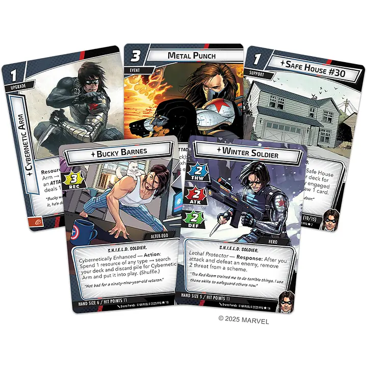 Marvel Champions: The Card Game – Winter Soldier Hero Pack - Master