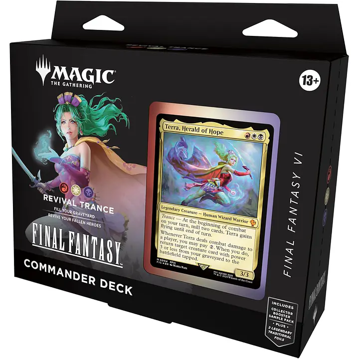 Magic the Gathering - Final Fantasy VI Commander Deck - Revival Trance - Master