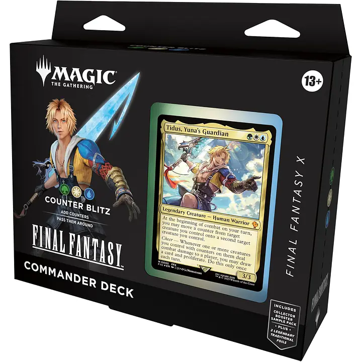 Magic the Gathering - Final Fantasy X Commander Deck - Counter Blitz - Master