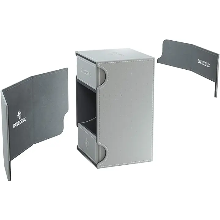 GAMEGENIC - WATCHTOWER 100+ CONVERTIBLE DECK BOX - WHITE - Master