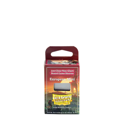 Dragon Shield - Board Games Sleeves Clear/Non-Glare: 45x68mm (European Mini) -  100 Sleeves primary image