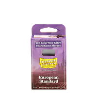  Dragon Shield - Board Games Sleeves Clear/Non-Glare: 59x92mm (European Standard) -  100 Sleeves - Master