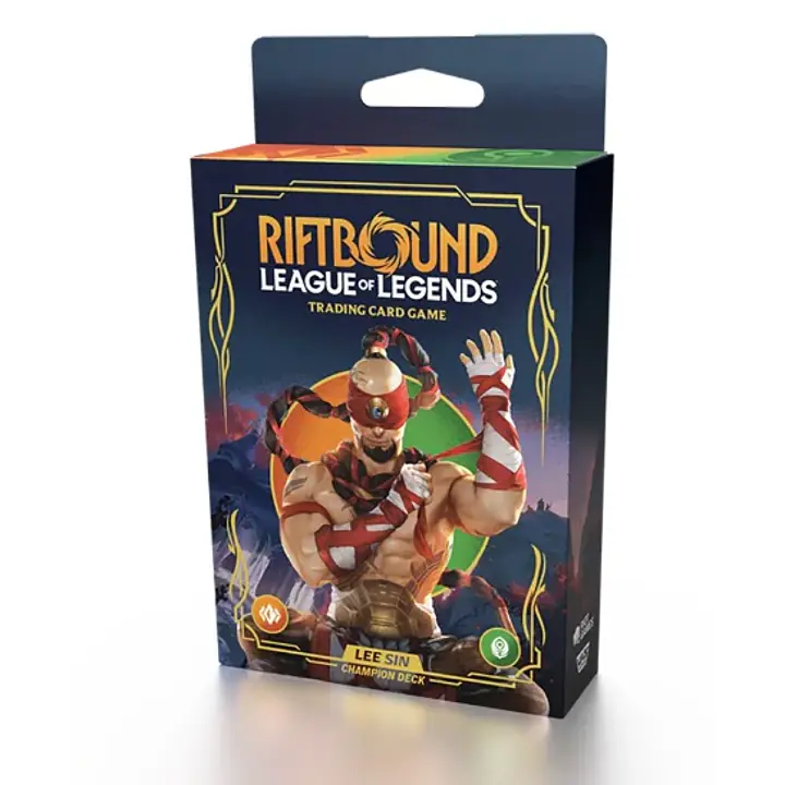 Riftbound: League of Legends Trading Card Game - Set 1 -Origins Champion Deck - Lee Sin - DATUM IZIDA 31.10.2025 - Master