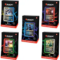 MAGIC THE GATHERING – STARTER COMMANDER DECK BUNDLE – All 5 decks - Master