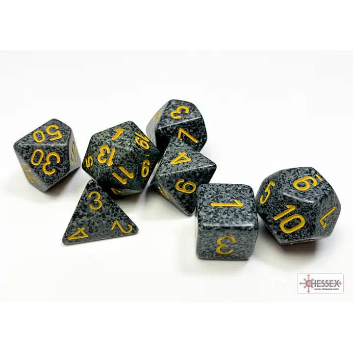 DICE CHESSEX - Speckled Urban Camo Polyhedral (7 DICE) - Master
