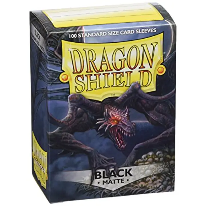 DRAGON SHIELD STANDARD SLEEVES - BLACK MATTE (100X) - Master