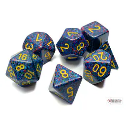DICE CHESSEX - Speckled Twilight Polyhedral (7 DICE) - Master