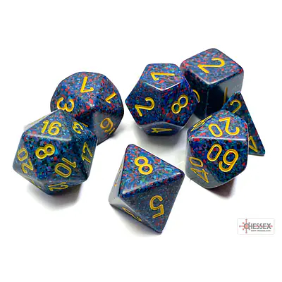 DICE CHESSEX - Speckled Twilight Polyhedral (7 DICE) primary image