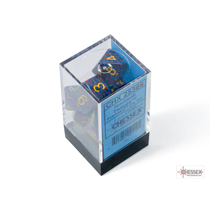 DICE CHESSEX - Speckled Twilight Polyhedral (7 DICE) - Master