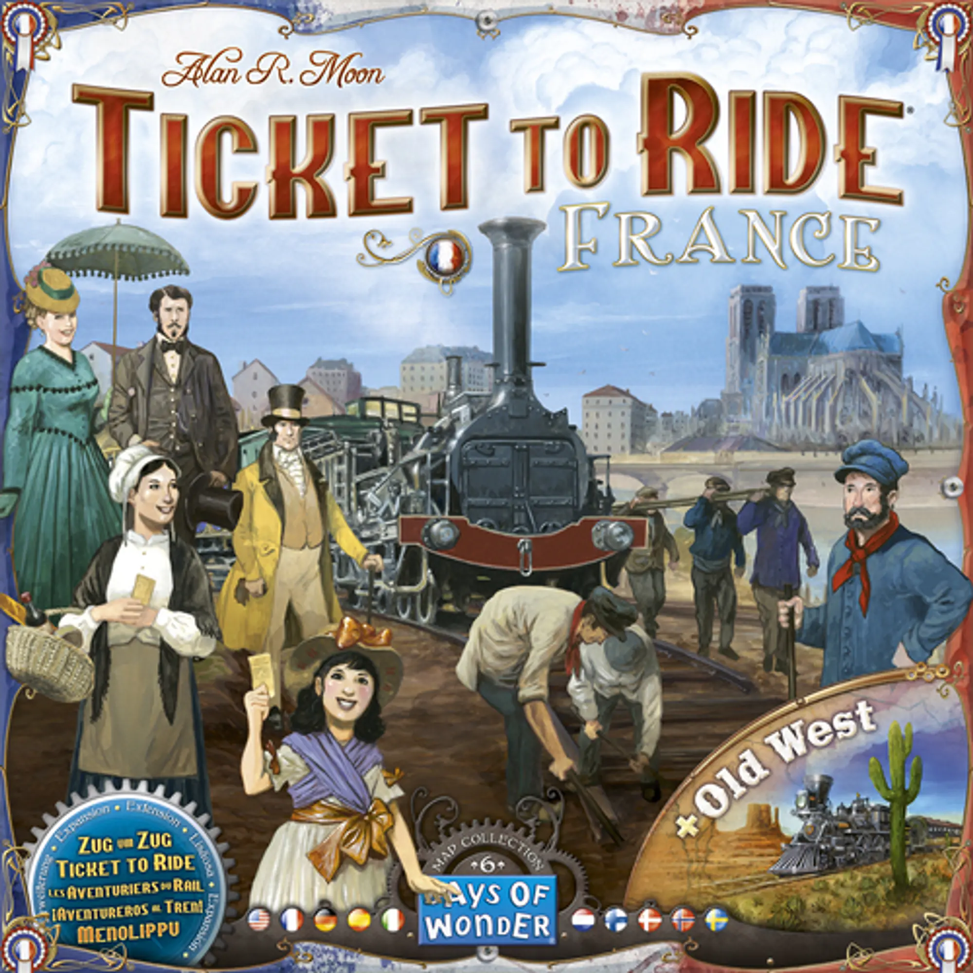 TICKET TO RIDE MAP COLLECTION: VOLUME 6 – FRANCE AND OLD WEST - Master