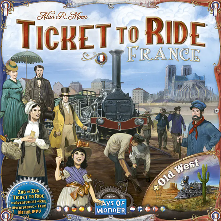 TICKET TO RIDE MAP COLLECTION: VOLUME 6 – FRANCE AND OLD WEST - Master
