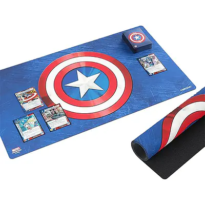 MARVEL CHAMPIONS – PRIME GAME MAT – CAPTAIN AMERICA secondary image