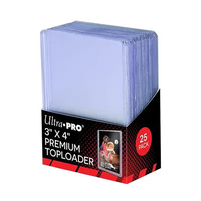 ULTRA PRO - 3" x 4"  SUPER CLEAR PREMIUM TOPLOADERS (25 X SLEEVE) primary image