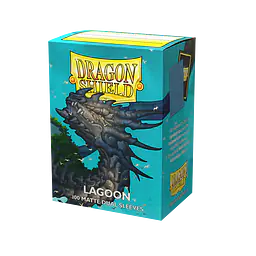 DRAGON SHIELD DUAL MATTE SLEEVES - LAGOON (100X) - Master
