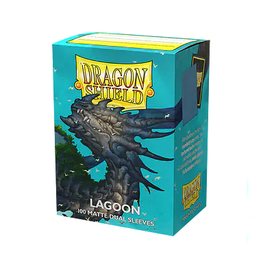 DRAGON SHIELD DUAL MATTE SLEEVES - LAGOON (100X) primary image