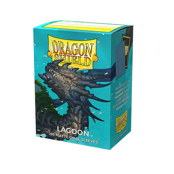 DRAGON SHIELD DUAL MATTE SLEEVES - LAGOON (100X) - Master