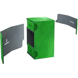 GAMEGENIC - WATCHTOWER 100+ CONVERTIBLE DECK BOX - GREEN - Master