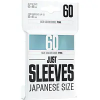 JUST SLEEVES - JAPANESE SIZE SLEEVES - CLEAR (60X) - Master