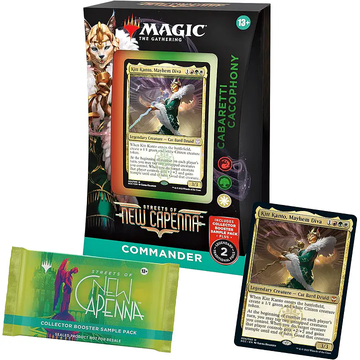 MAGIC THE GATHERING - STREETS OF NEW CAPENNA COMMANDER DECK - CABARETTI CACOPHONY - Master