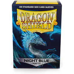 DRAGON SHIELD STANDARD SLEEVES - NIGHT BLUE MATTE (100X) - Master