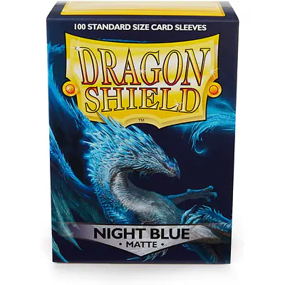 DRAGON SHIELD STANDARD SLEEVES - NIGHT BLUE MATTE (100X) primary image