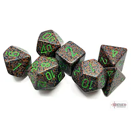 DICE CHESSEX - ROLE PLAYING DICE SET - Speckled Earth (7 Dice) - Master