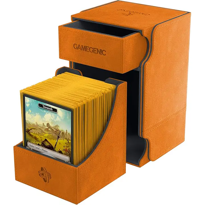 GAMEGENIC - WATCHTOWER 100+ CONVERTIBLE DECK BOX - ORANGE - Master