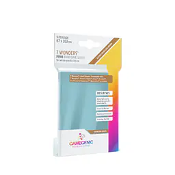 GAMEGENIC - PRIME 7 WONDERS SLEEVES - (67 X 103MM) - 80X - Master
