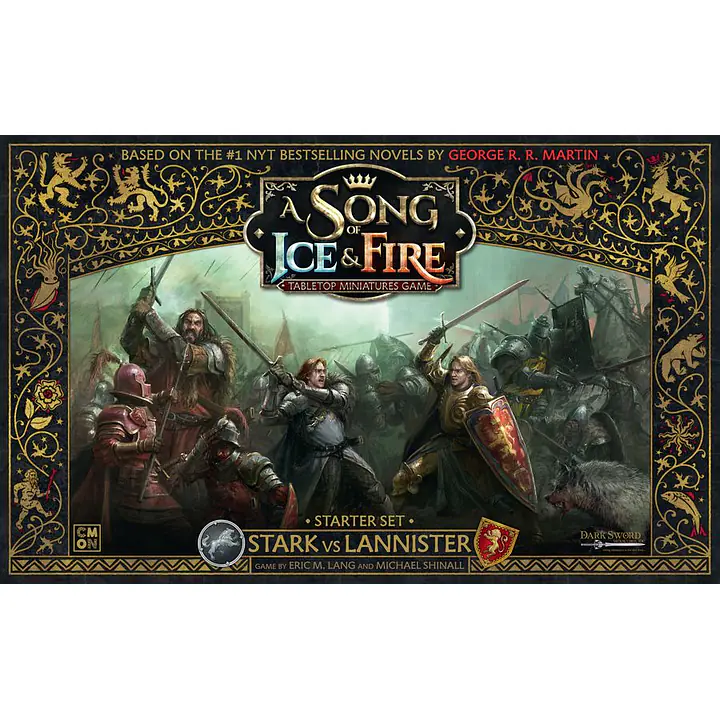 A SONG OF ICE AND FIRE: TABLETOP MINIATURES GAME - STARK VS LANNISTER STARTER SET - Master