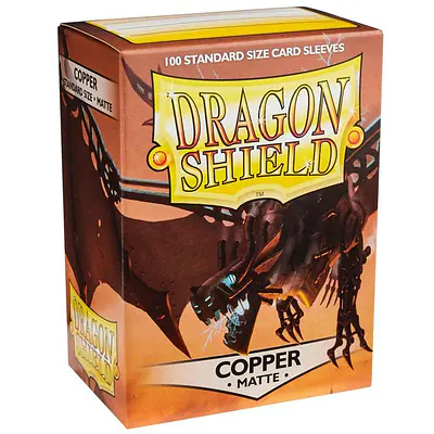 DRAGON SHIELD STANDARD SLEEVES - COPPER MATTE (100X) primary image