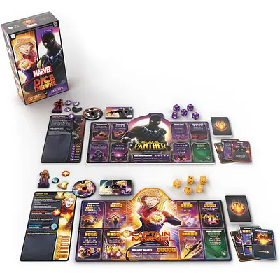 MARVEL DICE THRONE: CAPTAIN MARVEL V. BLACK PANTHER secondary image