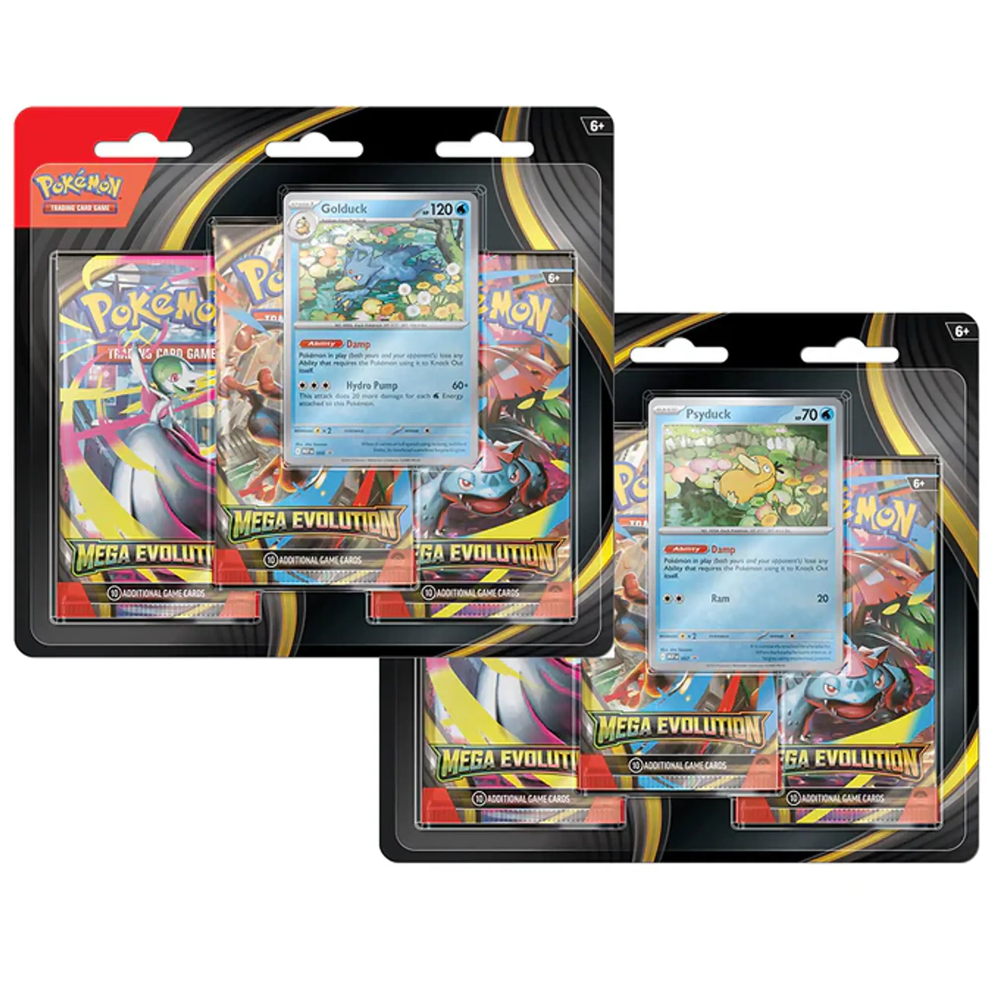 Pokemon - PKM - Mega Evolution 3 pack DUAL Blister - Master