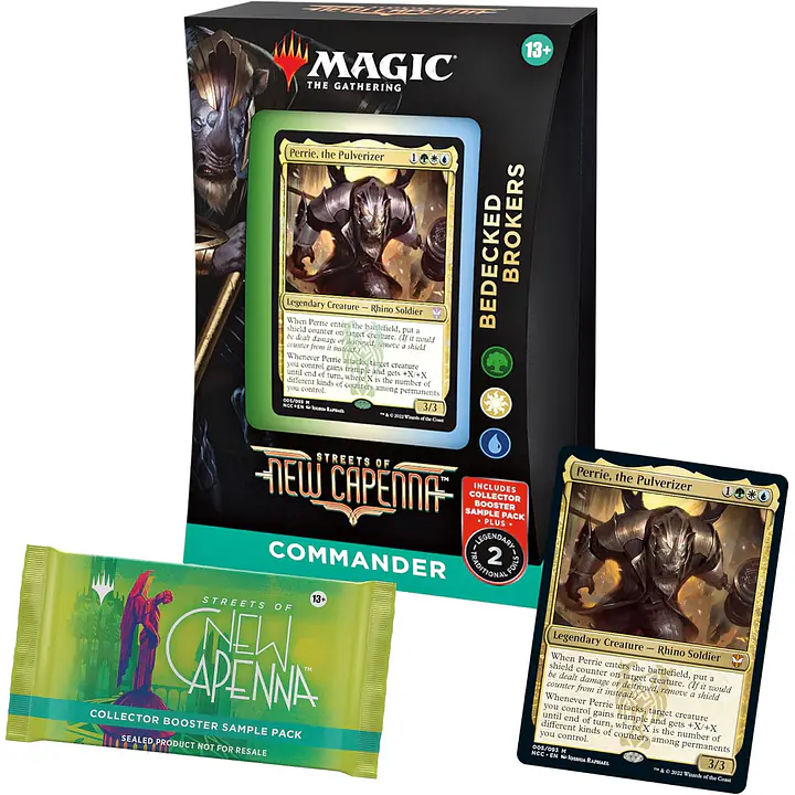 MAGIC THE GATHERING - STREETS OF NEW CAPENNA COMMANDER DECK - BEDECKED BROKERS - Master